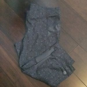 Athleta pants, size medium. Black/grey.